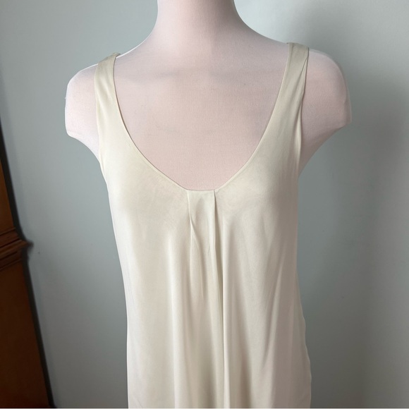 Eileen Fisher Ivory 100% Silk Slip Dress - Women’s Size Large - Picture 3 of 9